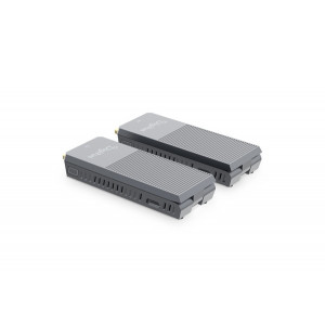 DIGITUS 4K/60Hz Wireless HDMI Extender Set, 150m, grey
