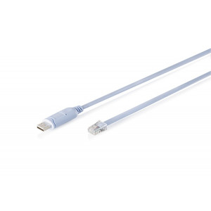 DIGITUS USB 2.0 na RJ45 konzolový kabel, 1,8m, bílý