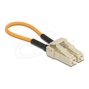 Delock Optický adaptér zpětné smyčky, LC / OM1, Multimód, šedý