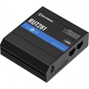 Teltonika RUT281 Průmyslový LTE Wi-Fi Router, eSIM