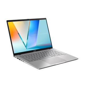 ASUS Vivobook S14 - Ryzen AI 7 445/16GB/512GB SSD/14"/WUXGA/OLED/2y PUR/Win 11 Home/stříbrná