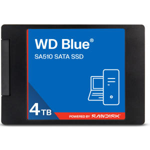 WD BLUE SSD 3D NAND WDS400T5B0A 4TB SA510 SATA/600, (R:560, W:525MB/s), 2.5"