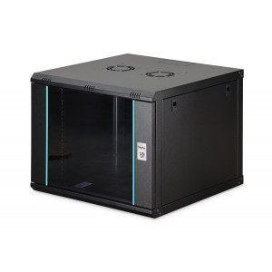 DIGITUS DN-37107 Nástěnná skříň 9U, Dynamic-N, 19", 600x600mm, nesmontovaná černá (RAL 9005)