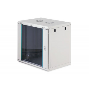 DIGITUS DN-37108 Nástěnná skříň 12U, Dynamic-N, 19", 600x450mm, nesmontovaná, šedá (RAL 7035)