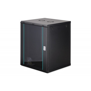 DIGITUS DN-37115 Nástěnná skříň 16U, Dynamic-N, 19", 600x600mm, nesmontovaná černá (RAL 9005)