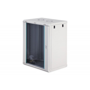 DIGITUS DN-37112 Nástěnná skříň 16U, Dynamic-N, 19", 600x450mm, nesmontovaná, šedá (RAL 7035)