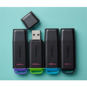 KINGSTON 256GB Portable USB 3.2 Gen 1 DataTraveler Exodia Black/Green GEN2