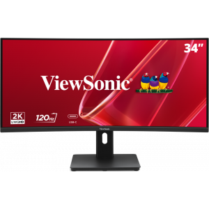 Viewsonic VA3420C-2 34" zakřivený VA/3440x1440@120Hz/3,5ms/300cd/HDMI/DP/USB/USB-C/Repro/Pivot/HAS/VESA