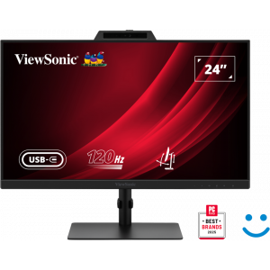 Viewsonic VG2441V 24" IPS/1920x1080@120Hz/4ms/250cd/HDMI/DP/USB/USB-C/Webcam/Repro/Pivot/HAS/VESA