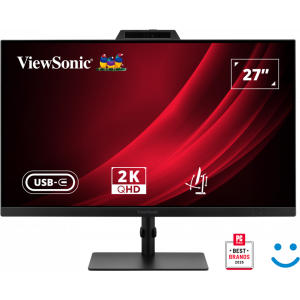 Viewsonic VG2741V-2K 27" IPS/2560x1440@120Hz/4ms/250cd/HDMI/DP/USB/USB-C/Webcam/Repro/Pivot/HAS/VESA