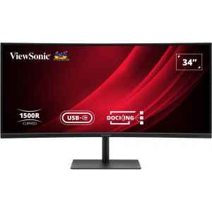 Viewsonic VG3419C-2 34" zakřivený VA/3440x1440@120Hz/3,5ms/300cd/HDMI/DP/USB/USB-C/RJ45/Repro/HAS/VESA