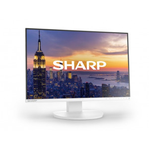 Sharp 24" EA242WW White - 1920x1200, IPS, W-LED, DP, HDMI, DP-OUT, LAN, USB-C, 150 mm height adjustable
