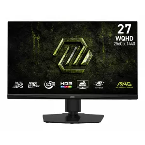 MSI MAG 272QPF E20 Gaming monitor 27" Rapid IPS/2560x1440(WQHD)/200Hz/0,5ms/2xHDMI/DP/Výšk.nast/Pivot