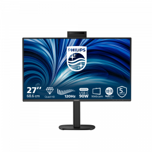 Philips LCD 27B2U3601H 27" IPS/2560x1440@120Hz/4ms/350cd/HDMI/DP/4xUSB/USB-C dock/RJ45/Webcam/Repro/Pivot/HAS/5 let