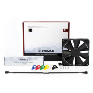 Noctua NF-F12 PWM chromax.black.swap, 120x120x25 mm
