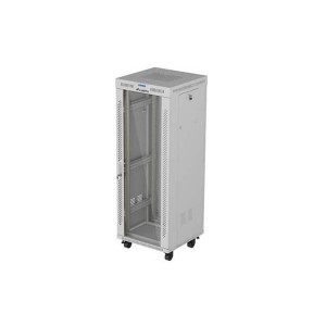 LANBERG INSTALAČNÍ RACK 19" 32U 600X600 ŠEDÉ SKLENĚNÉ DVEŘE LCD (FLAT PACK) V2