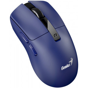 Genius NX-8280S BT, Myš, bezdrátová, optická, 3200DPI, 6 tlačítek, tichá, dobíjecí, Copilot, Bluetooth 5.3+2,4GHz,modrá