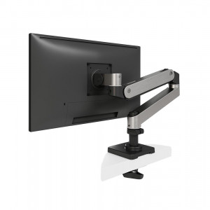 ERGOTRON LX Pro Desk Monitor Arm, Grommet Mount, stolní rameno do otvoru desky stolu, monitor, leštěný hliník