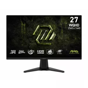 MSI Gaming monitor MAG 275QF E20 27" Rapid IPS/2560x1440 WQHD/200Hz/0,5ms/2xHDMI/DP/černá