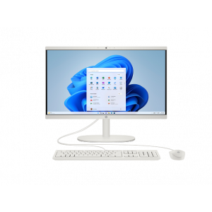 HP AIO 22-dg0011nc/21,45'' VA FHD AG/Intel N100/8GB/512GB SSD/Intel UHD/5xUSB/1xHDMI/RJ-45/65W/2y/WIN 11 Home/White