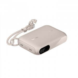 Belkin BOOST CHARGE™ USB-C Power Delivery PowerBanka s displejem, 10000mAh, 20W, písečná