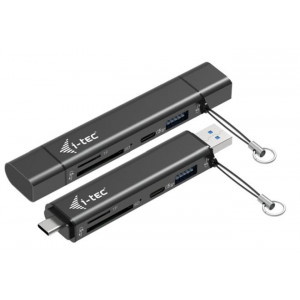 i-tec USB-C/USB-A Dongle SD, TF and 2x USB (1x USB-A, 1x USB-C)