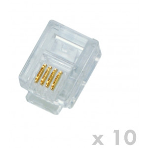 DATACOM Plug UTP CAT3 6p4c- RJ11 lanko (10ks)