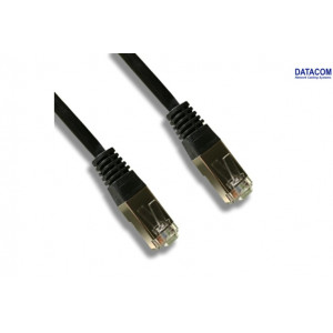 DATACOM Patch cord FTP CAT5E 0,5m černý