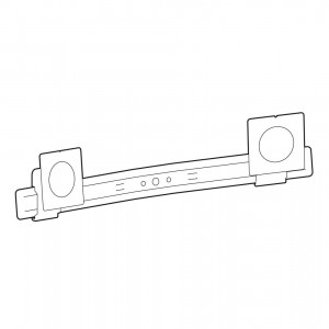 ERGOTRON LX Pro Dual Direct Bow and Pivots (black), rozšíření pro dva monitory, černá