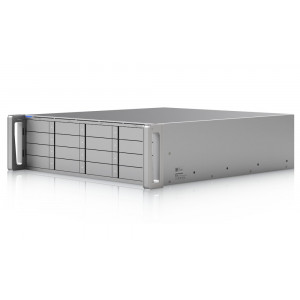 Ubiquiti UniFi Enterprise NAS - NAS server, 16x 2,5/3,5" slot HDD/SSD, 2x M.2 NVMe, RAID, 1x10GbE, 2x SFP28, 2x hot-swap