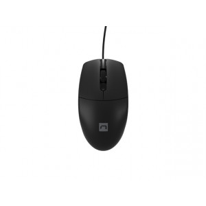 Natec optická myš RUFF 2/1 000 DPI/Kancelářská/Optická/1 000 DPI/Drátová USB/Černá