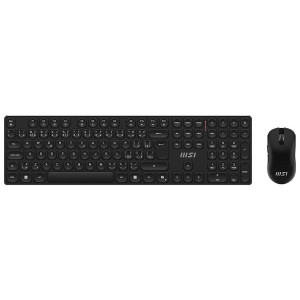 MSI set klávesnice s myší FORGE K210 Wireless Combo Black/ bezdrátový/ černý/ dobíjecí/ USB/ CZ+SK layout