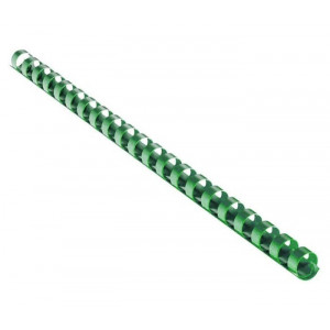 POŠKOZENÝ OBAL - EUROSUPPLIES plastové hřbety/ formát A4/ 28,5mm/ zelené/ 50 pack