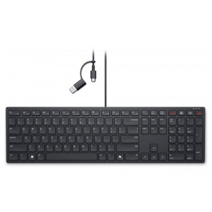DELL KB525C/ německá/ klávesnice/ USB/ černá
