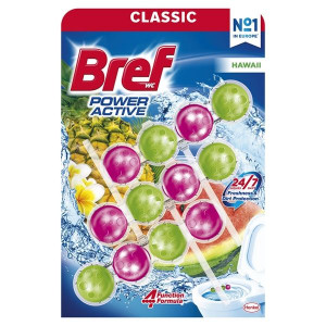 WC blok Bref Power Aktiv - hawaii, 3 × 50g
