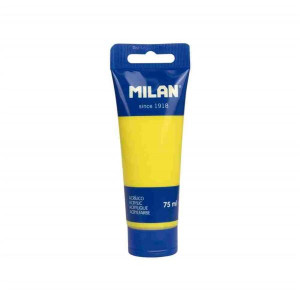 Akrylová barva Milan, 75 ml, žlutá