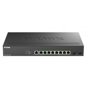 D-Link DMS-1250-10SP/E 10-Port 2.5G Smart Managed PoE Switch