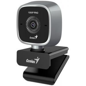 Genius FaceCam 2010,Webkamera, Full HD 1920×1080, 30fps, fixní ostření, mikrofon, USB, USB-C, šedá