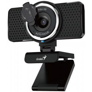 Genius ECam 8020AF,Webkamera, Full HD, 1920×1080, 30fps, autofocus, mikrofon, krytka soukromí, USB, USB-C, černá