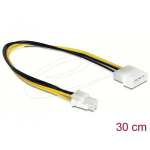 Delock kabel P4 samec to Molex 4 pin samec 30cm