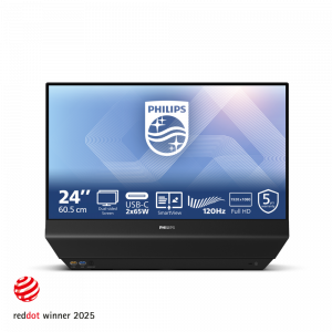 Philips LCD 24B2D5300 2x23,8" IPS/1920x1080@120Hz/4ms/300cd/2xHDMI/2xUSB-A/2xUSB-C/Repro/Dual Screen/5 let