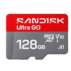 SanDisk Ultra GO microSDHC UHS-I Card 128GB MicroSD 190MB/s Read Full HD video