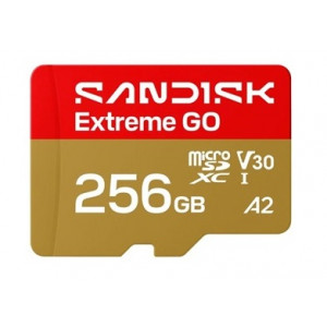 SanDisk Extreme GO MicroSD UHS-I 256GB 240MB/s(R) / 160MB/s(W)