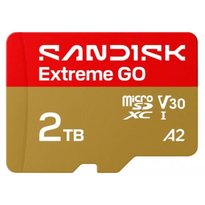 SanDisk Extreme GO MicroSD UHS-I 2TB 240MB/s(R) / 160MB/s(W)
