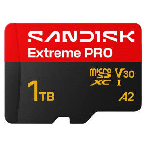 SanDisk Extreme PRO microSD UHS-I 1TB 250MB/s(R) / 170MB/s(W)
