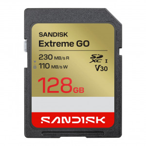 SanDisk Extreme SD UHS-I 128GB SD 230MB/s(R) / 110MB/s(W)