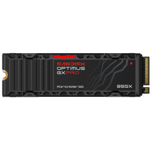 SANDISK OPTIMUS GX PRO 850X NVMe 2TB PCIe, Gen4, (R:7300, W:6600MB/s) s chladičem