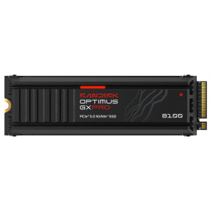 SANDISK OPTIMUS GX PRO 8100 NVMe 1TB PCIe, Gen5, (R:14900, W:11000MB/s),  s chladičem