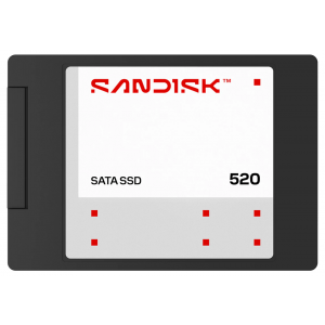 SANDISK 520 SATA III, 4TB, SSD disk 2,5", TLC 3D NAND, R:560MB/s, W:525MB/s