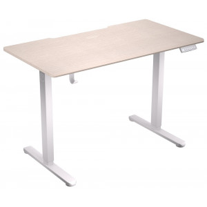 Endorfy Atlas S Electric Light Wood,Herní stůl, motorizovaný, výškově stavitelný, cable management, 114×60cm, nosnost 50kg